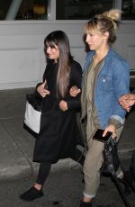 LEA MICHELE Out for Dinner in Seattle 05/08/2017