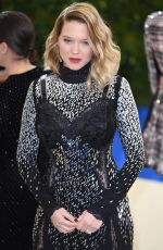 LEA SEYDOUX at 2017 MET Gala in New York 05/01/2017