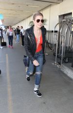 LEANN RIMES at Los Angeles International Airport 05/08/2017