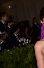 LILY ALDRIDGE at 2017 MET Gala in New York 05/01/2017