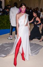 LILY ALDRIDGE at 2017 MET Gala in New York 05/01/2017