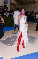 LILY ALDRIDGE at 2017 MET Gala in New York 05/01/2017