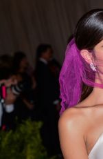LILY ALDRIDGE at 2017 MET Gala in New York 05/01/2017