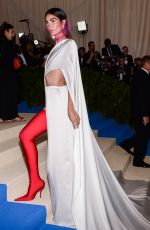 LILY ALDRIDGE at 2017 MET Gala in New York 05/01/2017