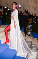 LILY ALDRIDGE at 2017 MET Gala in New York 05/01/2017