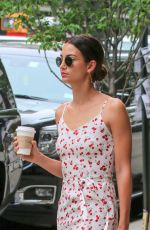 LILY ALDRIDGE Out for Coffee in New York 05/01/2017