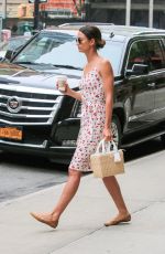 LILY ALDRIDGE Out for Coffee in New York 05/01/2017