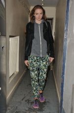 LILY COLE Out and About in London 05/12/2017