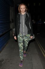 LILY COLE Out and About in London 05/12/2017