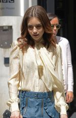 LILY COLLINS Arrives at BBC Radio 2 Studio in London 05/26/2017