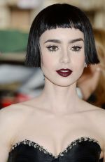 LILY COLLINS at 2017 MET Gala in New York 05/01/2017
