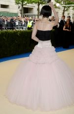 LILY COLLINS at 2017 MET Gala in New York 05/01/2017
