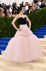 LILY COLLINS at 2017 MET Gala in New York 05/01/2017