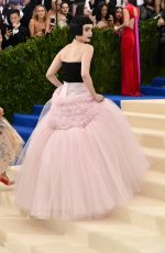 LILY COLLINS at 2017 MET Gala in New York 05/01/2017