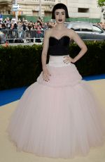 LILY COLLINS at 2017 MET Gala in New York 05/01/2017