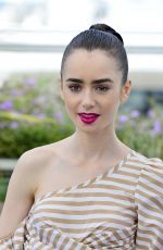 LILY COLLINS at Okja Photocall at 2017 Cannes Film Festival 05/19/2017