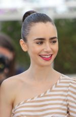 LILY COLLINS at Okja Photocall at 2017 Cannes Film Festival 05/19/2017