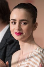 LILY COLLINS at Okja Press Conference at 70th Annual Cannes Film Festival 05/19/2017