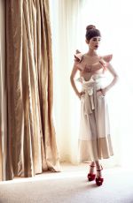 LILY COLLINS in W Magazine 2017