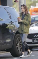 LILY COLLINS Leaves a Coffee Bean in Los Angeles 05/11/2017