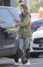 LILY COLLINS Leaves a Coffee Bean in Los Angeles 05/11/2017