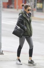 LILY COLLINS Leaves a Gym in Beverly Hills 05/06/2017