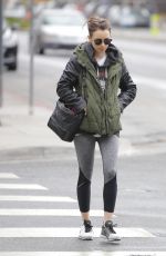 LILY COLLINS Leaves a Gym in Beverly Hills 05/06/2017