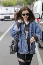 LILY COLLINS Leaves a Gym in Beverly Hills 05/10/2017
