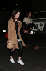 LILY COLLINS  Leaves Hugo