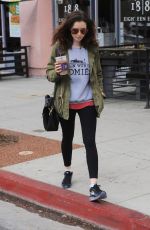 LILY COLLINS Out and About in Beverly Hills 05/30/2017
