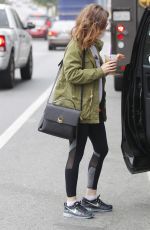 LILY COLLINS Out and About in Beverly Hills 05/30/2017