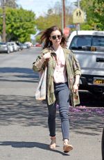 LILY COLLINS Out and About in West Hollywood 05/13/2017