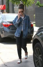 LILY COLLINS Out and About in West Hollywood 05/29/2017