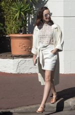 LILY COLLINS Out at Croisette in Cannes 05/20/2017