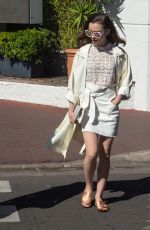 LILY COLLINS Out at Croisette in Cannes 05/20/2017