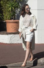 LILY COLLINS Out at Croisette in Cannes 05/21/2017
