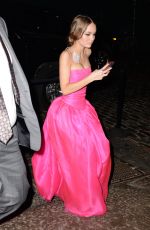 LILY-ROSE DEPP on Her Way to MET Gala on a Bike Taxi 05/01/2017