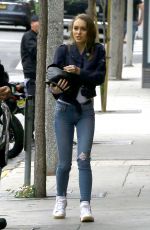 LILY-ROSE DEPP Out for Lunch in Los Angeles 05/25/2017