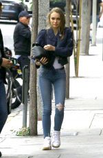LILY-ROSE DEPP Out for Lunch in Los Angeles 05/25/2017