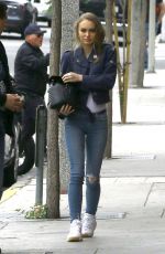 LILY-ROSE DEPP Out for Lunch in Los Angeles 05/25/2017