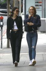 LILY-ROSE DEPP Out for Lunch in Los Angeles 05/25/2017