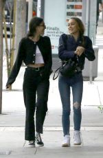 LILY-ROSE DEPP Out for Lunch in Los Angeles 05/25/2017