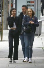 LILY-ROSE DEPP Out for Lunch in Los Angeles 05/25/2017