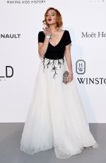 LINDSAY LOHAN at Amfar