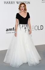 LINDSAY LOHAN at Amfar