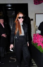 LINDSAY LOHAN Out and About in London 05/05/2017