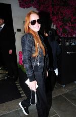 LINDSAY LOHAN Out and About in London 05/05/2017