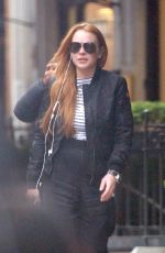 LINDSAY LOHAN Out and About in London 05/05/2017