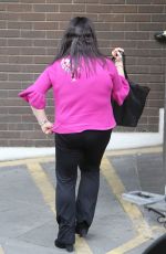 LISA RILEY Arrives at ITV Studios in London 05/24/2017