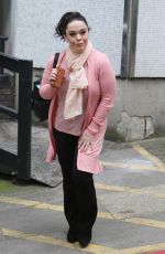 LISA RILEY Leaves ITV Studios in London 05/23/2017